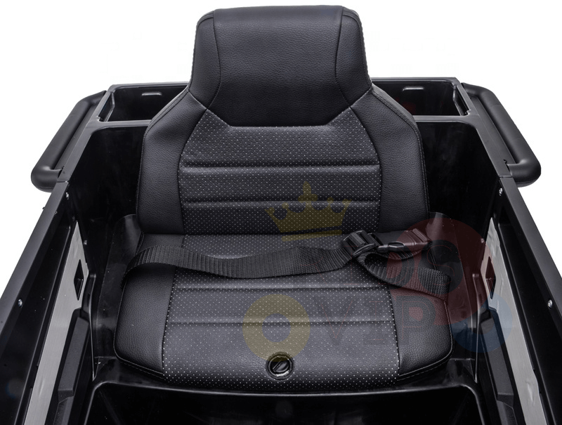 Future Police 12V Ride On Truck, 4x4, Leather Seat, Siren, BT, Rubber Wheels, RC image 6