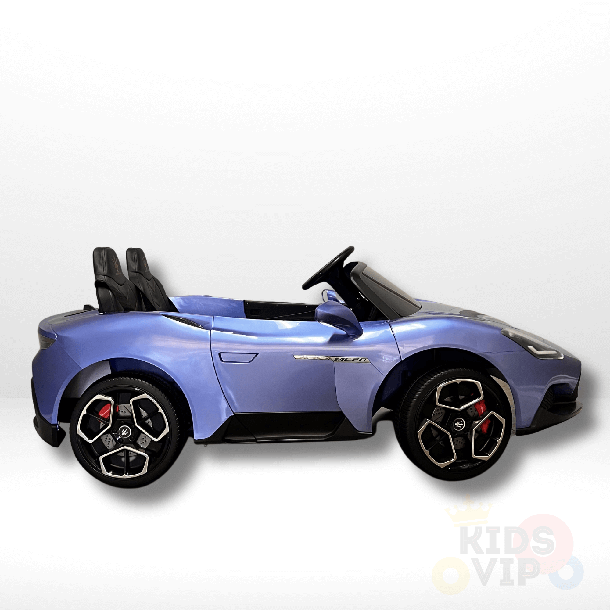 2 Seater Licensed Sport Edition Maserati MC20 24V Kids Ride-on Car With 4x4 and RC - Cornflower Blue image 9