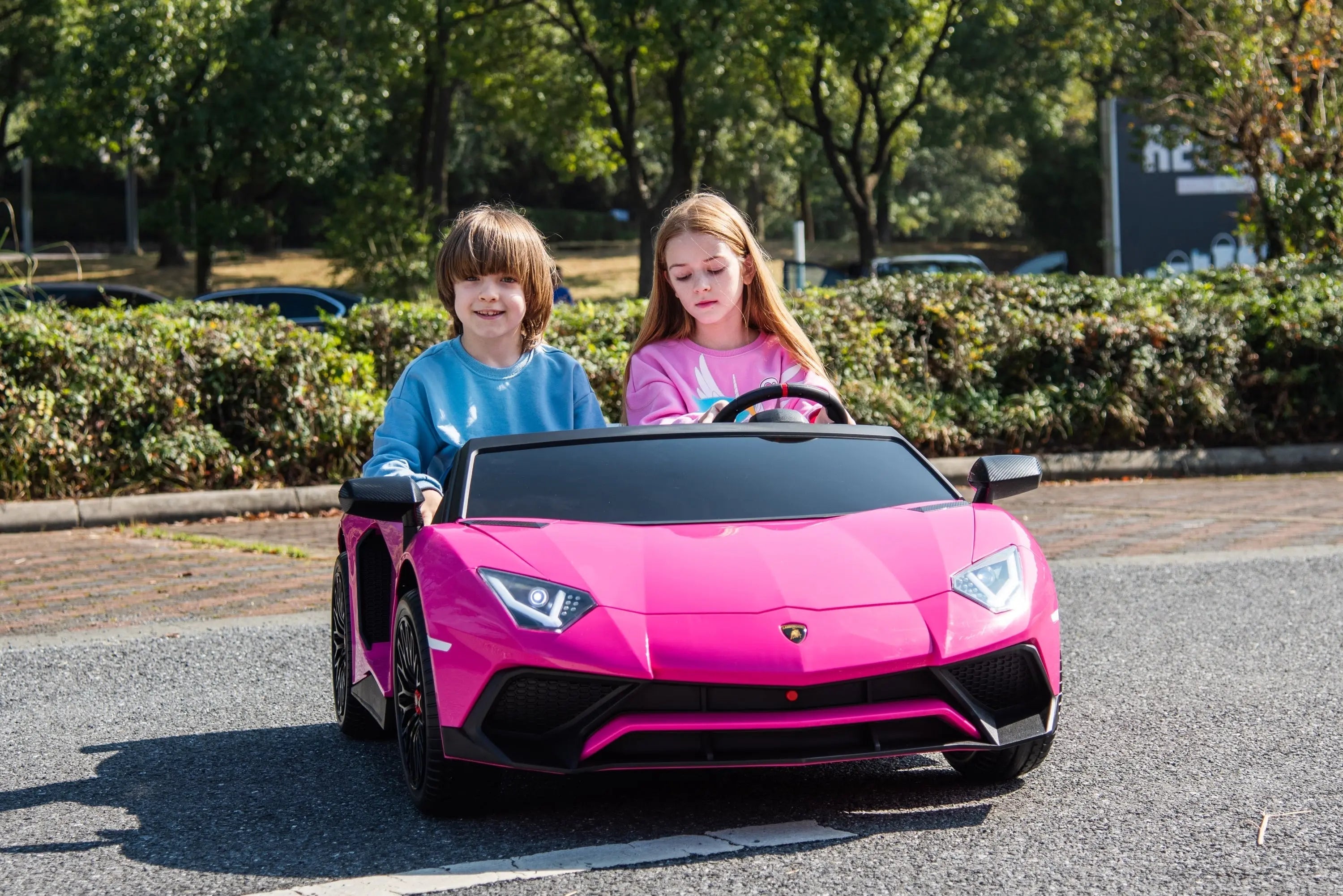 Officially Licensed Lamborghini Aventador 24V 2-Seater Ride-On
