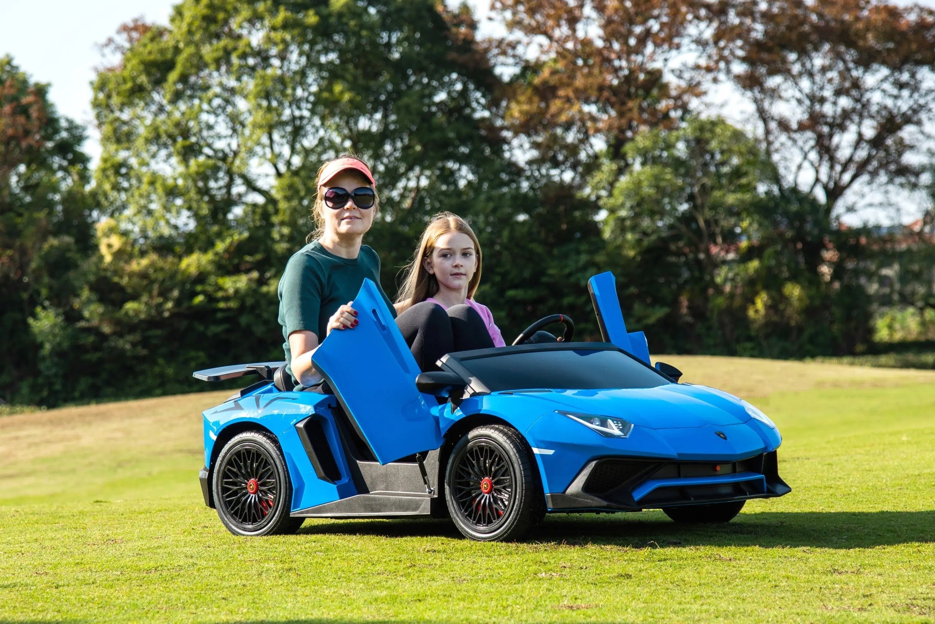Officially Licensed Lamborghini Aventador 24V 2-Seater Ride-On Car