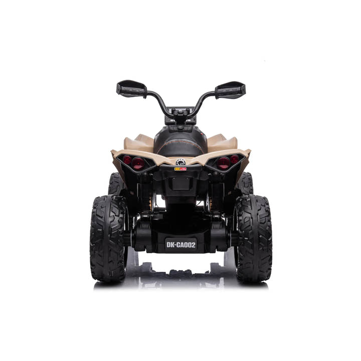 Beige Officially Licensed Can-Am Renegade 24V Kids Ride-On ATV