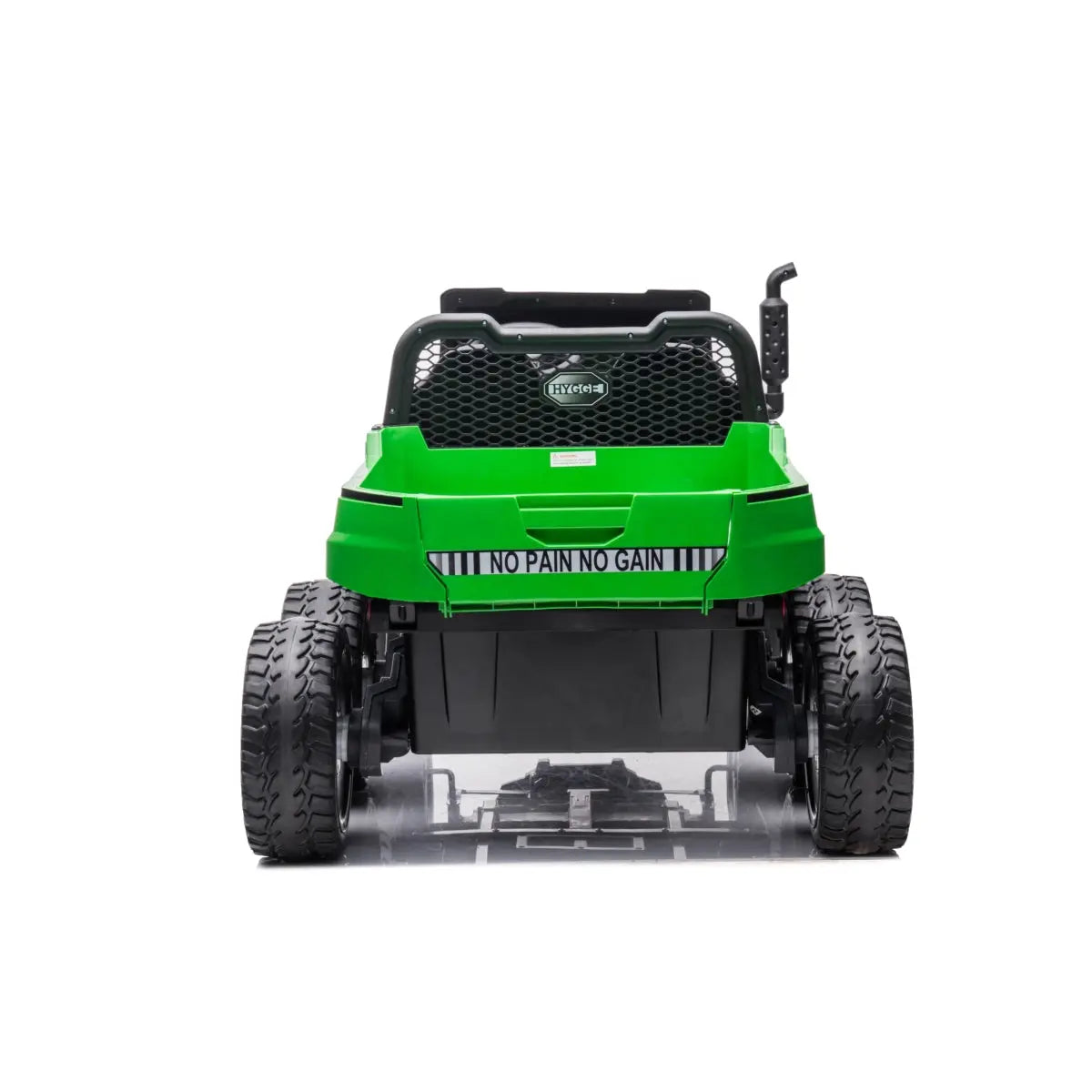6-Wheeler 24V 2-Seater Ride-on Tractor Trailer with Dump Cart and Parental Remote