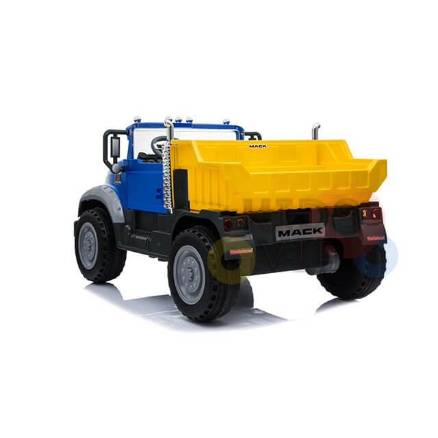 Mack Truck | 2x12V 2-Seater Ride-On Truck | Remote Control | Blue image 4