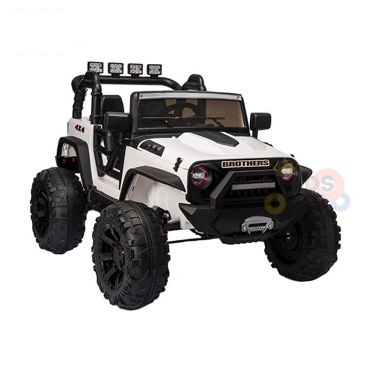 EVA Big Wheels Edition 24V Kids’ Ride-On Truck With Rubber Wheels & RC image 6