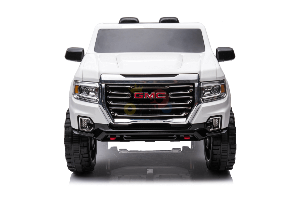 Official 12V GMC Canyon AT4 2-Seater Ride-On Truck, Rubber Wheels, Leather Seats, Storage, Tailgate, RC image 12