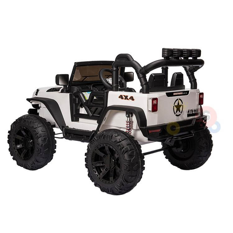 EVA Big Wheels Edition 24V Kids’ Ride-On Truck With Rubber Wheels & RC image 4