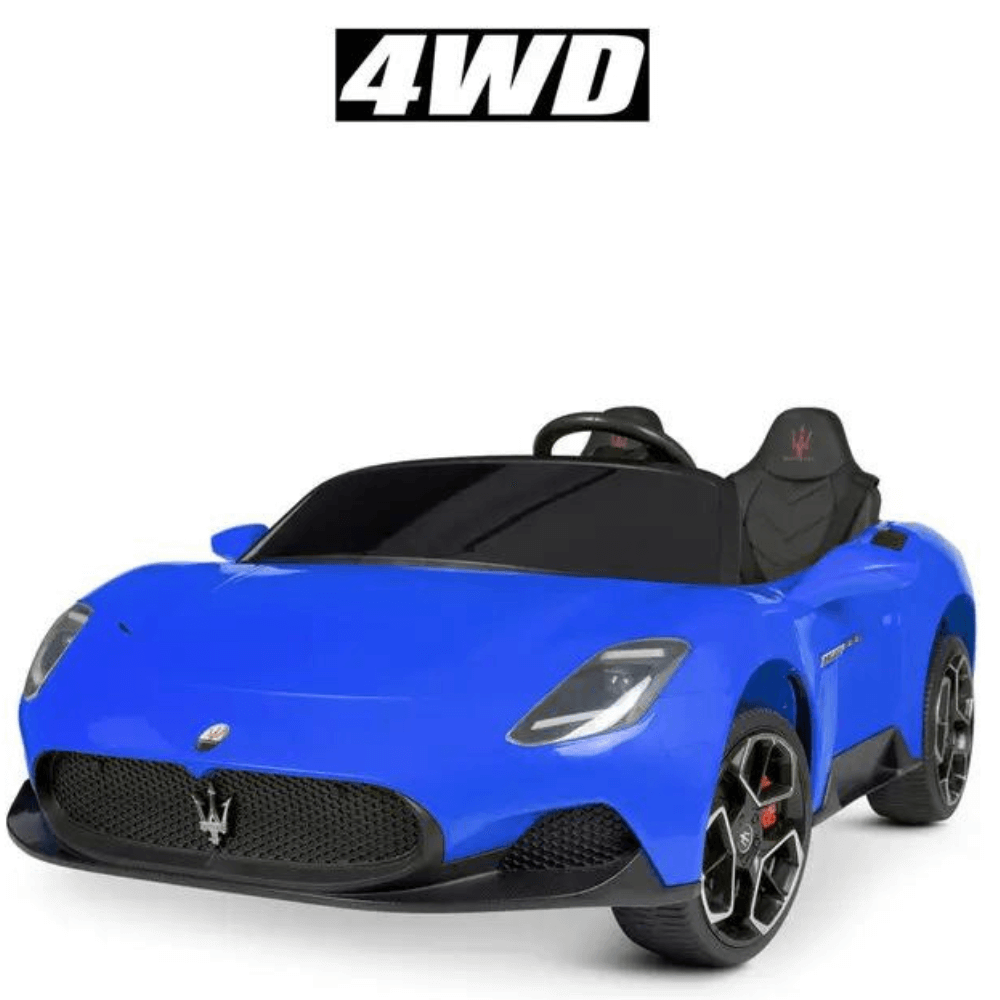 KidsVIP Licensed 24V Maserati MC20 Car for Kids W/ RC, Rubber Wheels, Music Input, Leather Seats, 4WD image 10