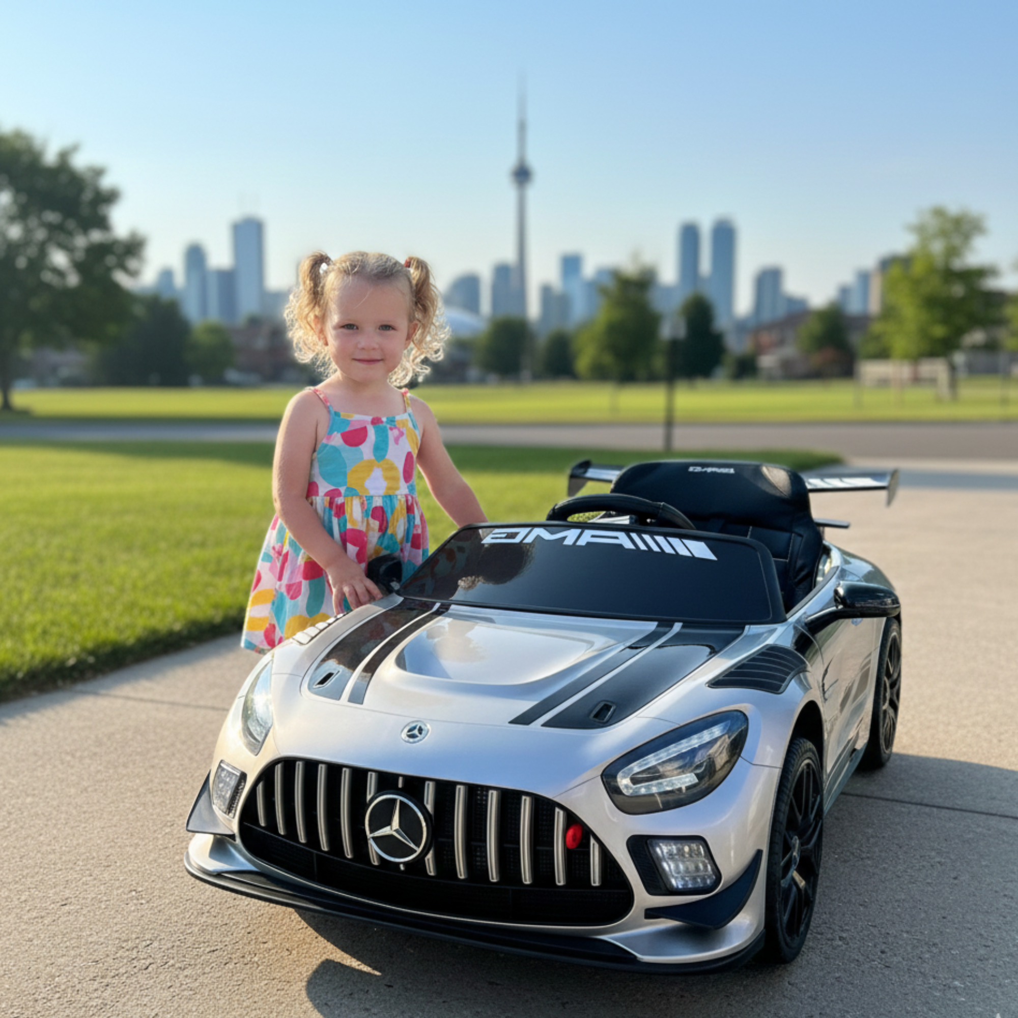 Silver, Complete Sport 12V Official Mercedes-Benz GT3, RC