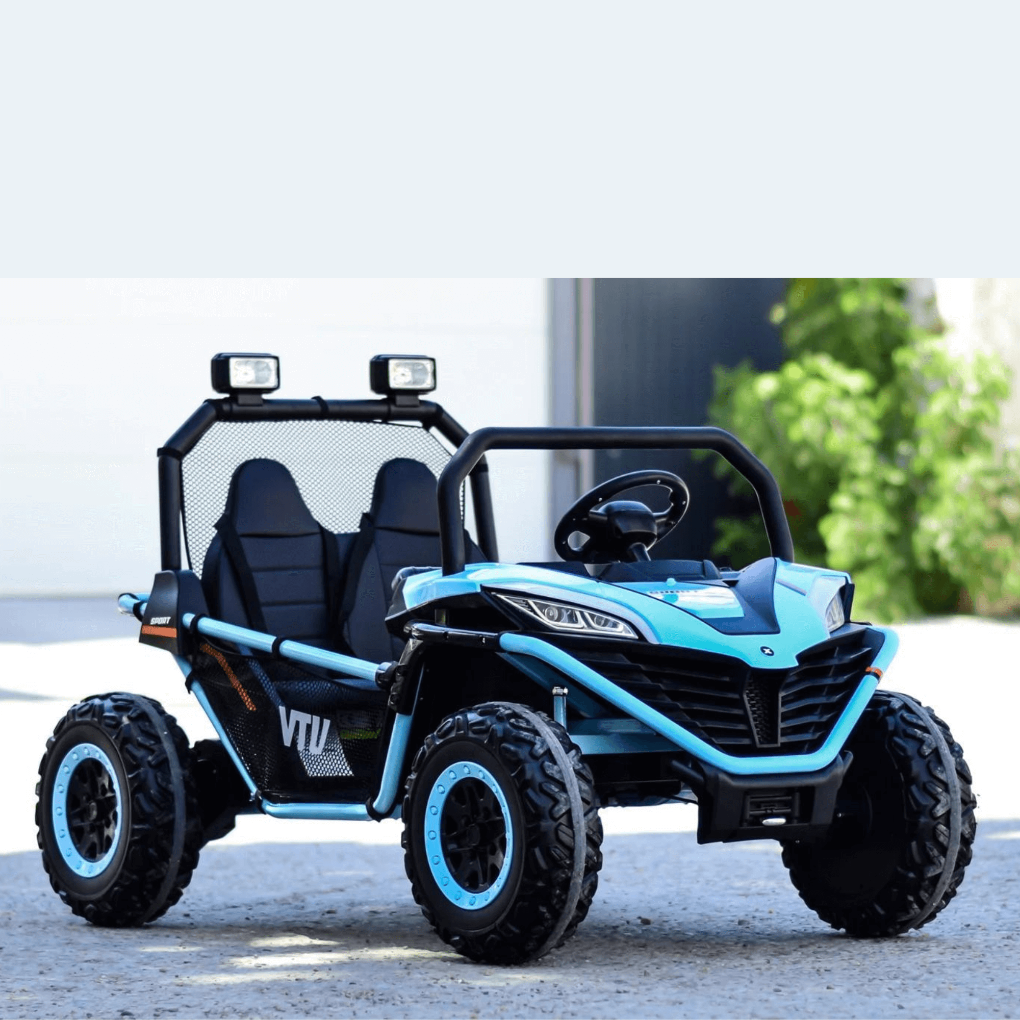 Embark on Thrilling Journeys: Luxurious Blue Two-Seater 12V 4WD Dune Buggy for Kids with Remote Control - Your Ultimate Adventure Ride! image 7