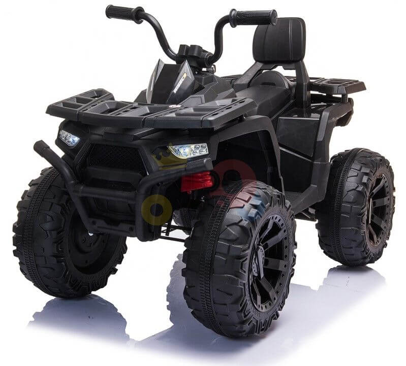 Titan Edition 24V Kids' Ride-On Quad ATV With Rubber Wheels, Leather Seat, MP3 and USB image 13