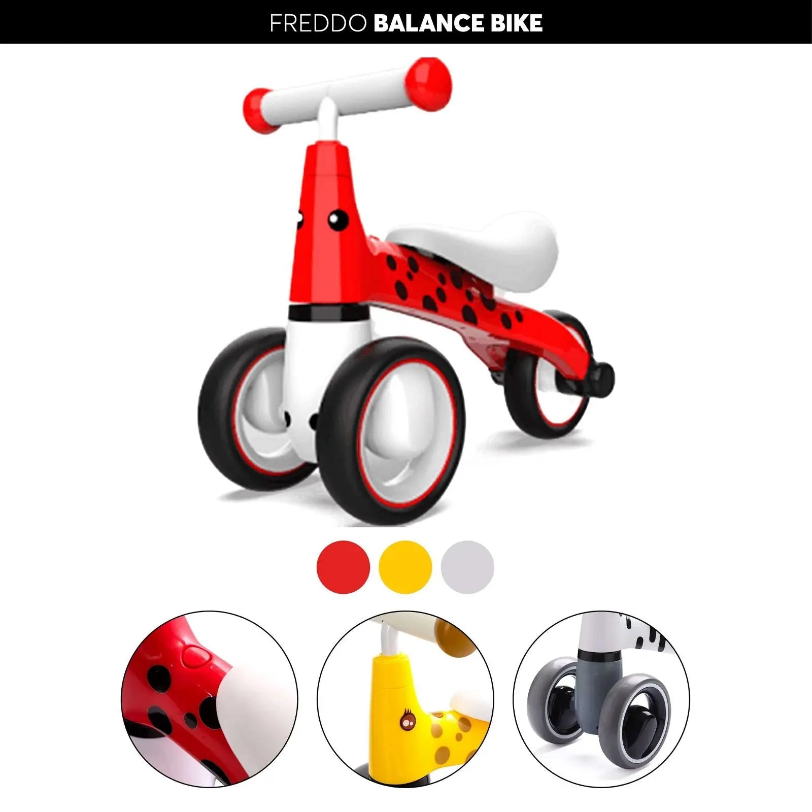 Kids 3-Wheel Balance Bike