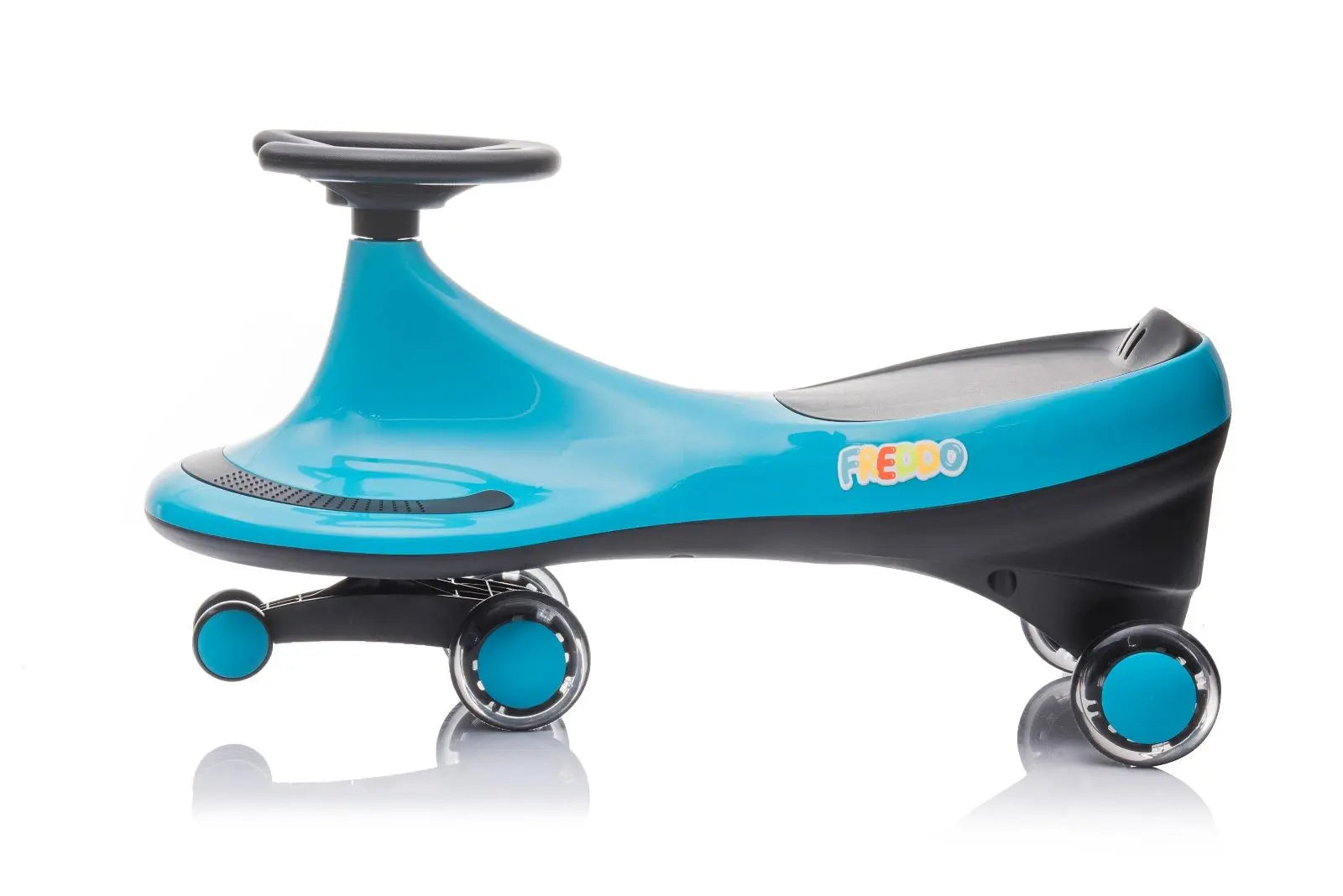 Kids Swing Car with Flashing Wheels