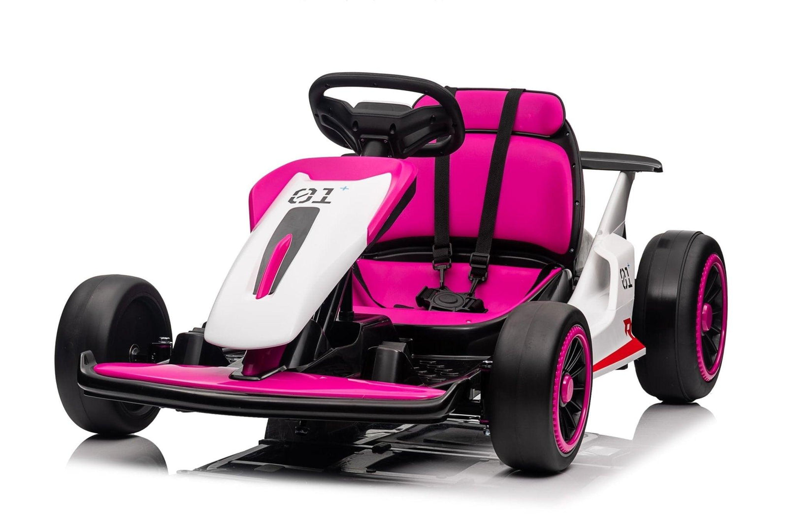 Pink 24V Upgraded Vortex Drifting Go Kart.