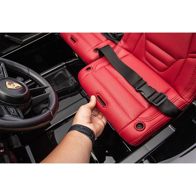 Glossy Black, Licensed LX MP4 Edition 24V/4WD Porsche 911 GT3 Kids Ride on Car W/ EVA Rubber Wheels & RC.