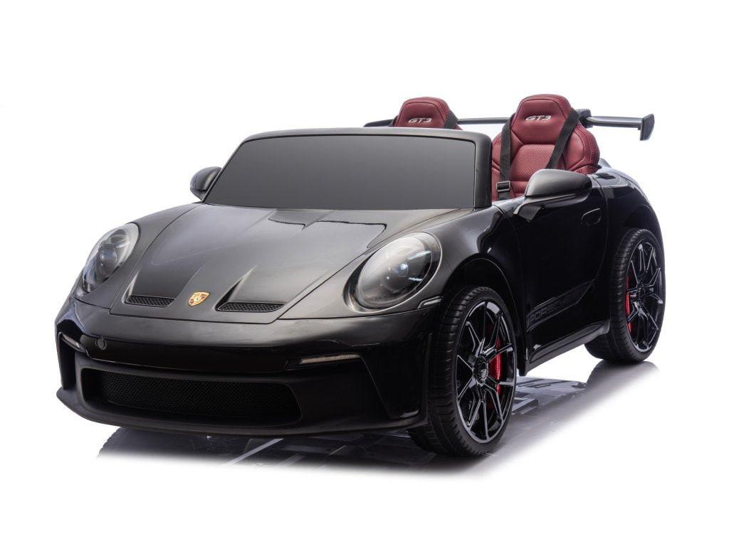 Glossy Black, Licensed LX MP4 Edition 24V/4WD Porsche 911 GT3 Kids Ride on Car W/ EVA Rubber Wheels & RC.
