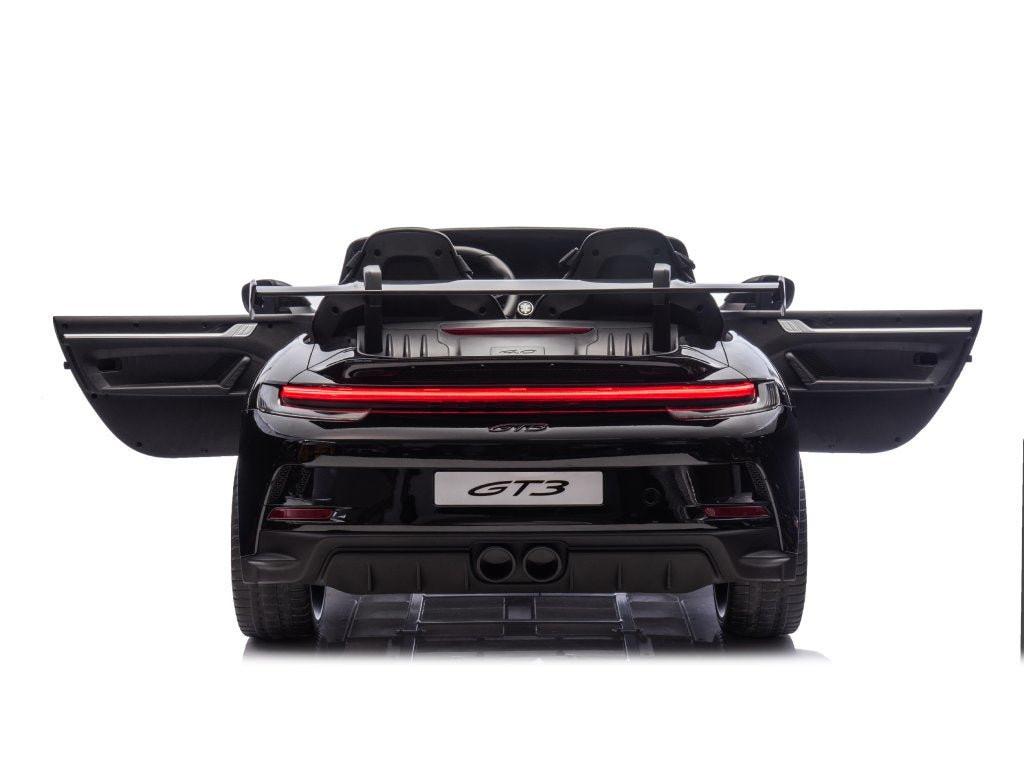 Glossy Black, Licensed LX MP4 Edition 24V/4WD Porsche 911 GT3 Kids Ride on Car W/ EVA Rubber Wheels & RC.