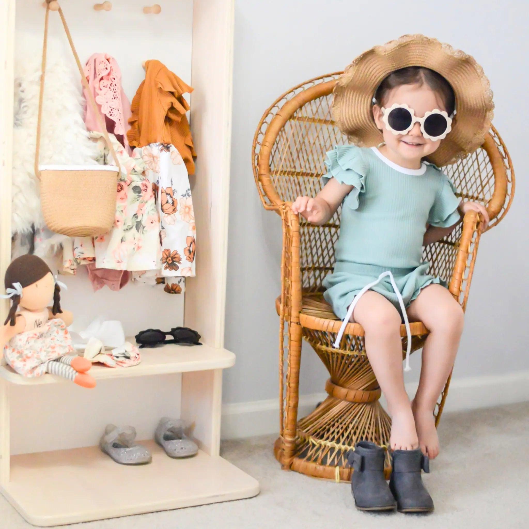 MANGO - Montessori Cubby Coat Rack.