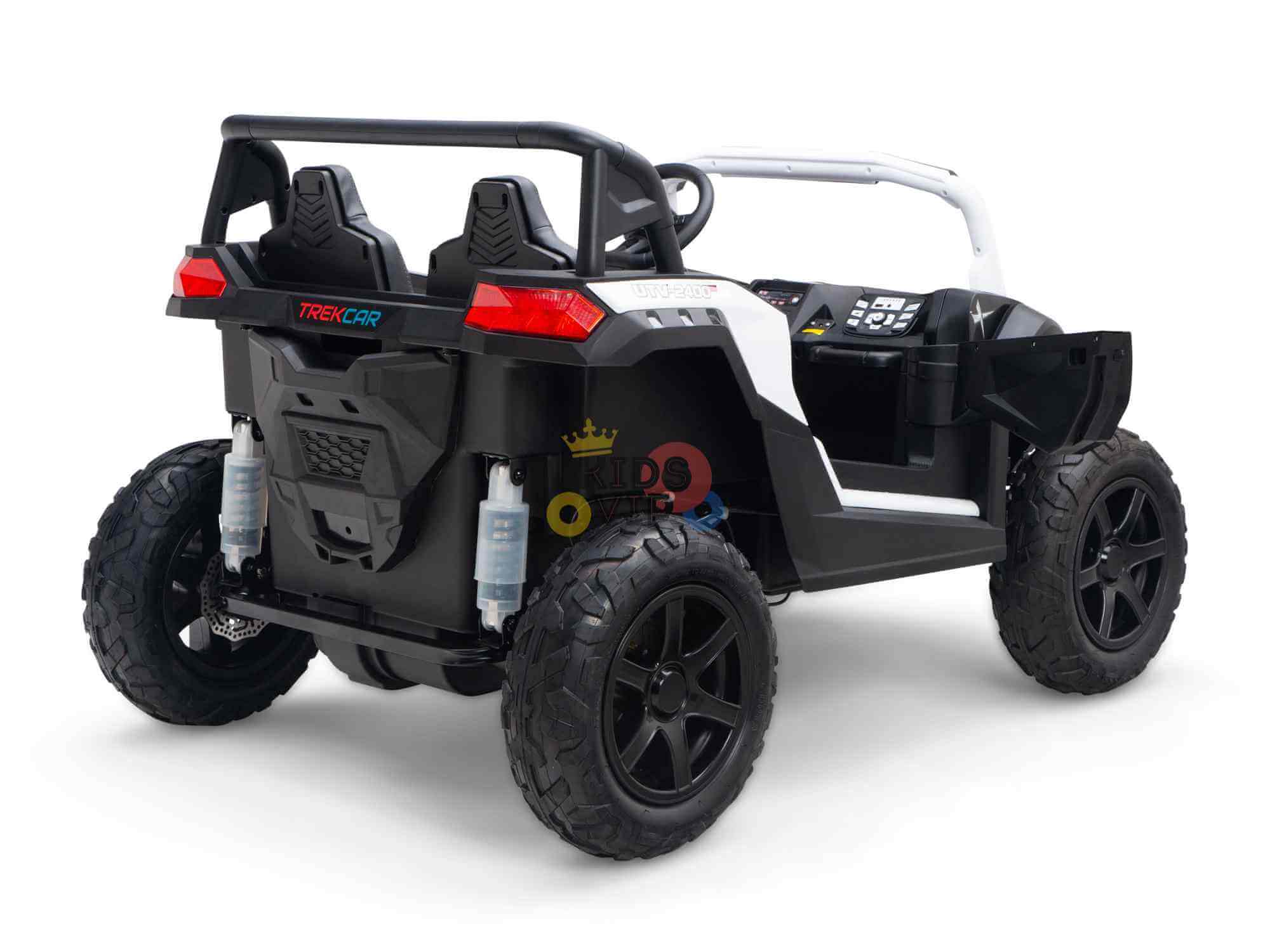 White Heavy Duty Blade XR Edition 2-Seater 24V/180W Ride-On Buggy, Brushless Motor, Inflatable Tires, No RC image 6