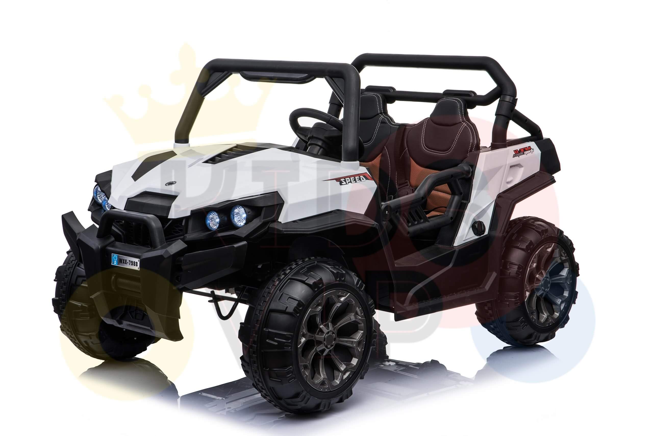 2 Seats 12V Upgraded 4WD Storm Ride On Buggy, RC image 5