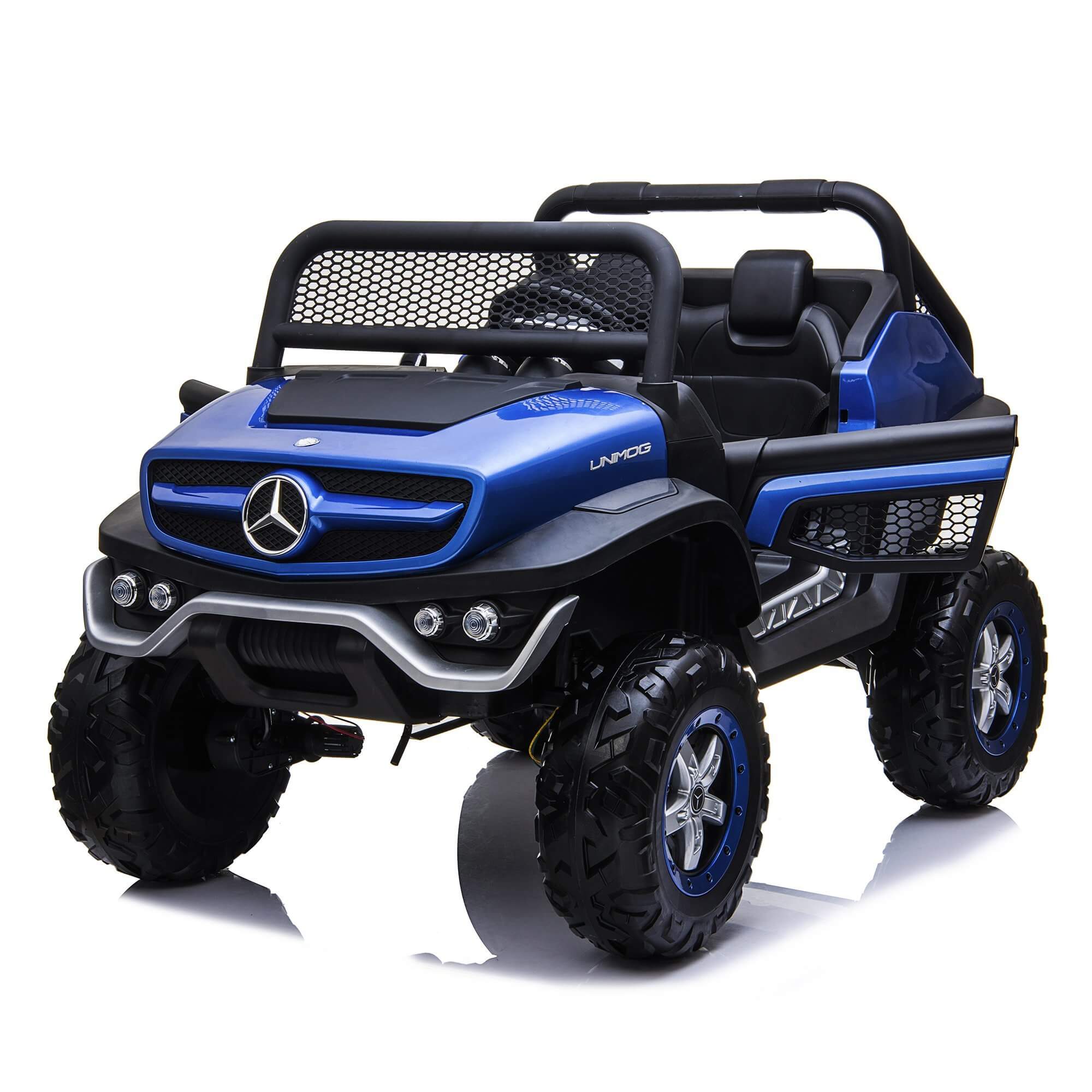 New Generation Upgraded 24v Mercedes Unimog 2 Seater Ride On UTV with RC image 7