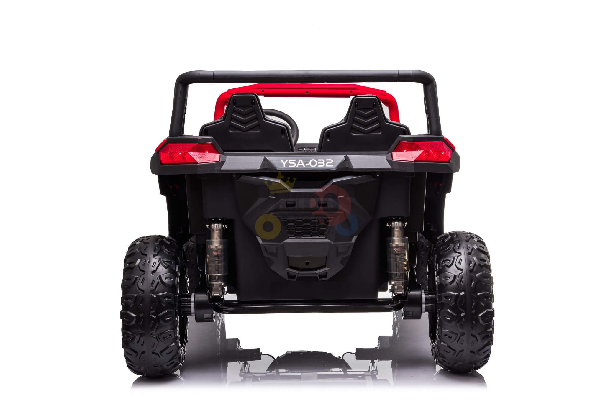 2 Seater XXL Edition Blade BT 24V/4WD Kids Exclusive Buggy/UTV With Rubber Wheels, Leather Seats image 13