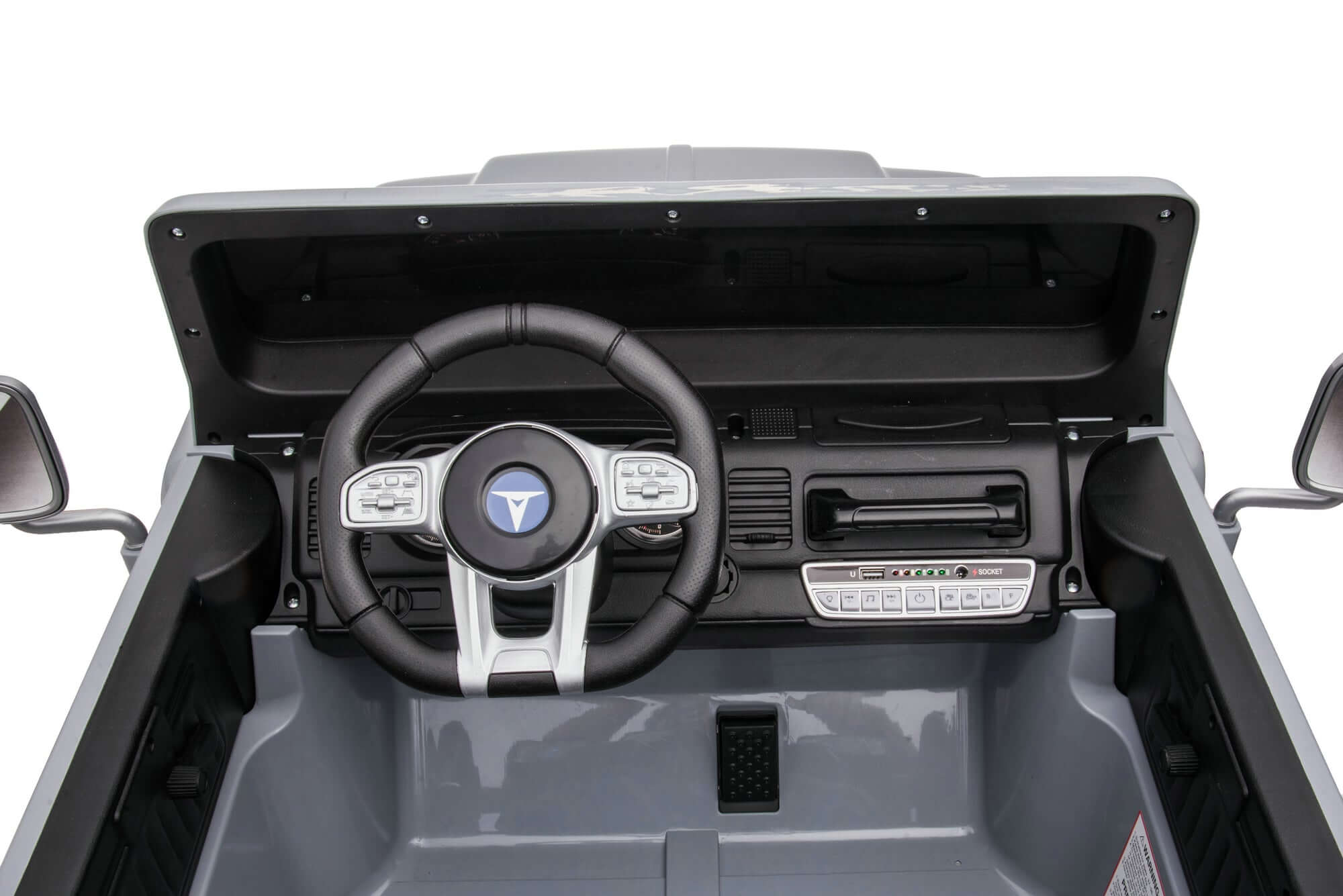 Grey 2-Seater Premium Edition Toyota 24V / 4x4 Truck for Kids, RC image 5