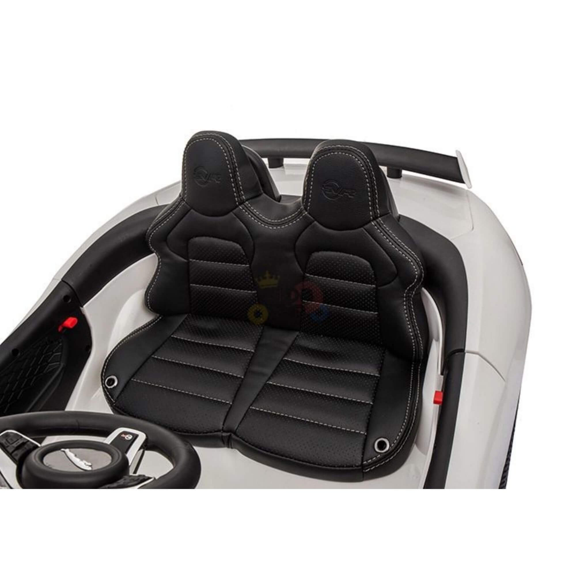 White Jaguar F Type Kids Licensed Ride-On Car with Rubber Wheels, Bluetooth, RC image 12