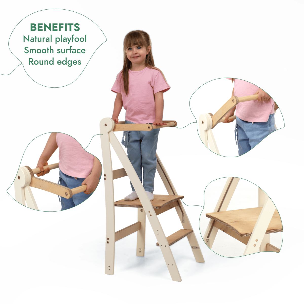 Adjustable toddler tower - Kids Step Stool.