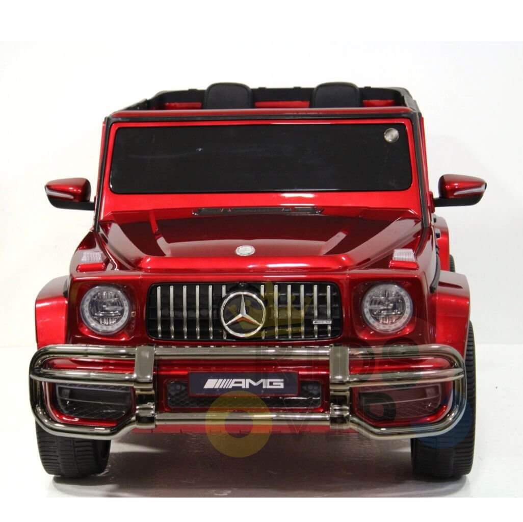 Mercedes G Series 24V 2-Seater Ride-On | USB, BT, FM, 4WD, Remote Control | Red image 15