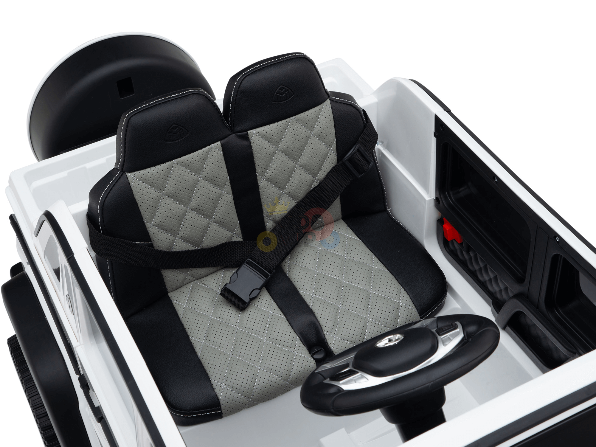 White Luxury 4WD Edition Mercedes Maybach G650 12V Ride On Car For Kids With RC image 5