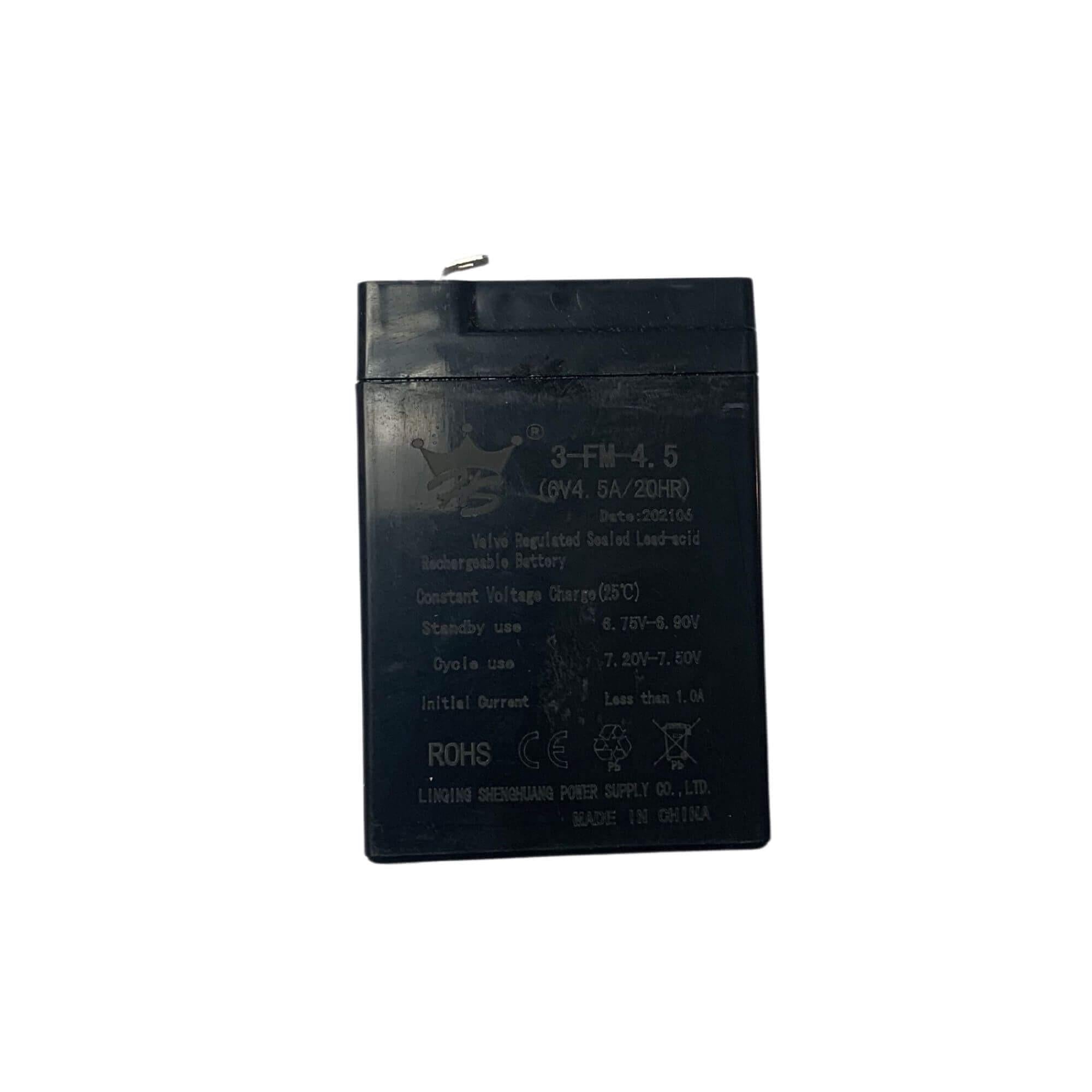 Battery - 6V*4.5Ah.