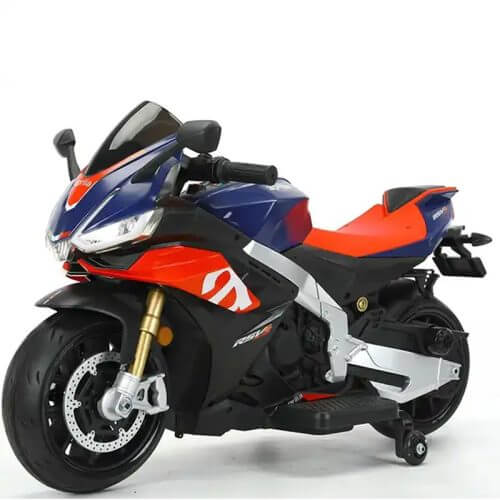 Upgraded Aprilia RSV4 12V Super Motorcycle With Music, Lights and Rubber Wheels image 5