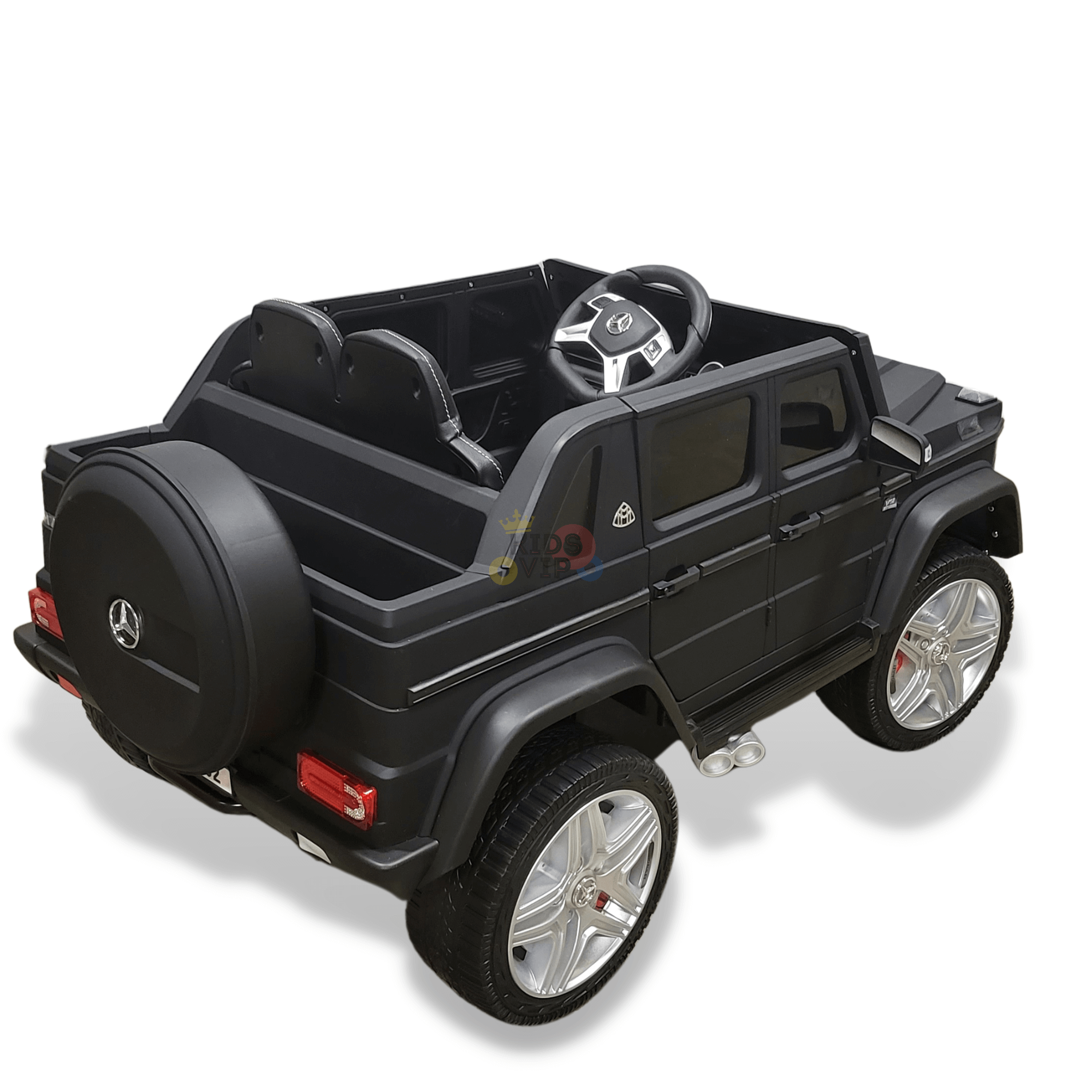 Luxury 4WD Matte Edition Mercedes Maybach G650 12V Ride On Car For Kids With RC image 15