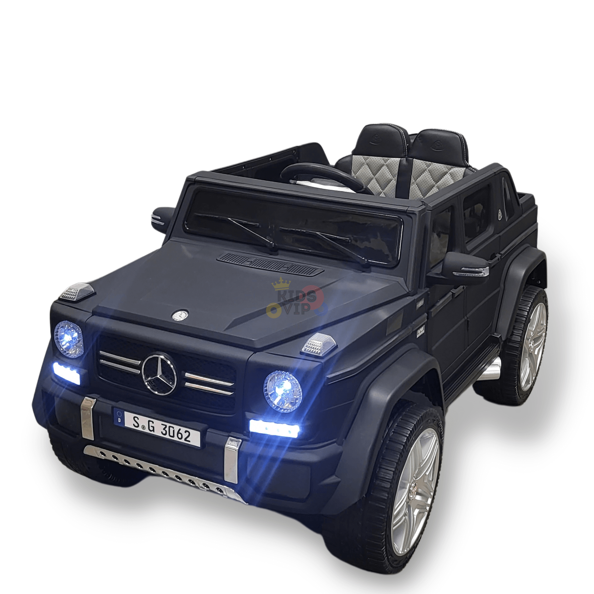 Luxury 4WD Matte Edition Mercedes Maybach G650 12V Ride On Car For Kids With RC image 10