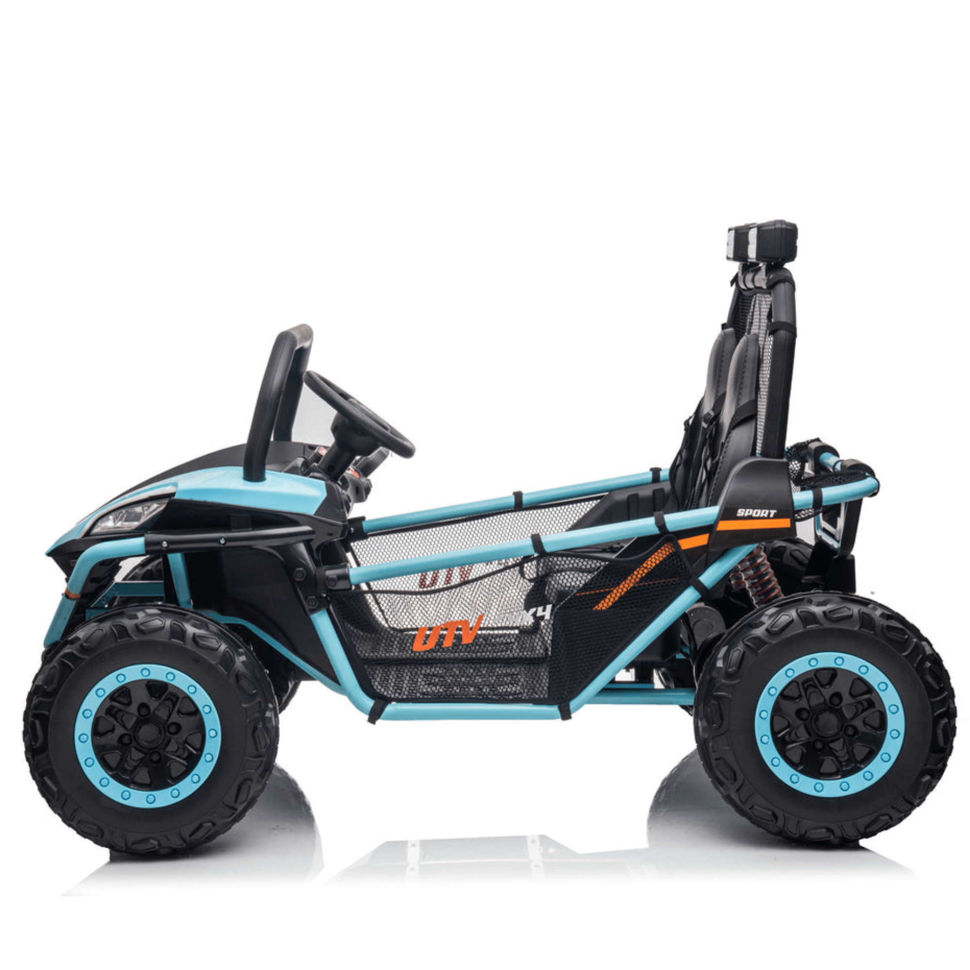 Embark on Thrilling Journeys: Luxurious Blue Two-Seater 12V 4WD Dune Buggy for Kids with Remote Control - Your Ultimate Adventure Ride! image 18