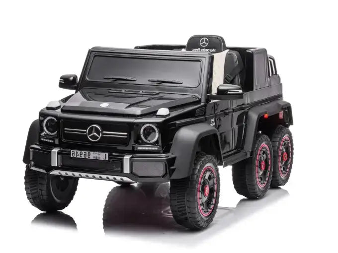 12V Complete Edition 6X6/6WD Mercedes Benz AMG G63 Ride-on Truck, EVA Wheels, Leather Seat, RC image 0