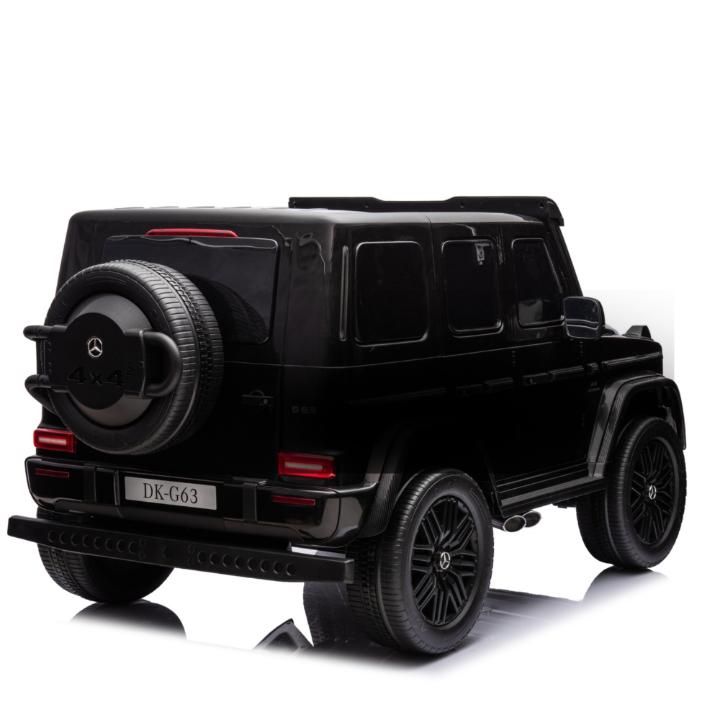 24V/4WD Platinum Edition XXL Mercedes G63 Kids Ride on Truck, MP4, 2x24V Batteries, EVA Wheels, Leather Seats, RC image 26