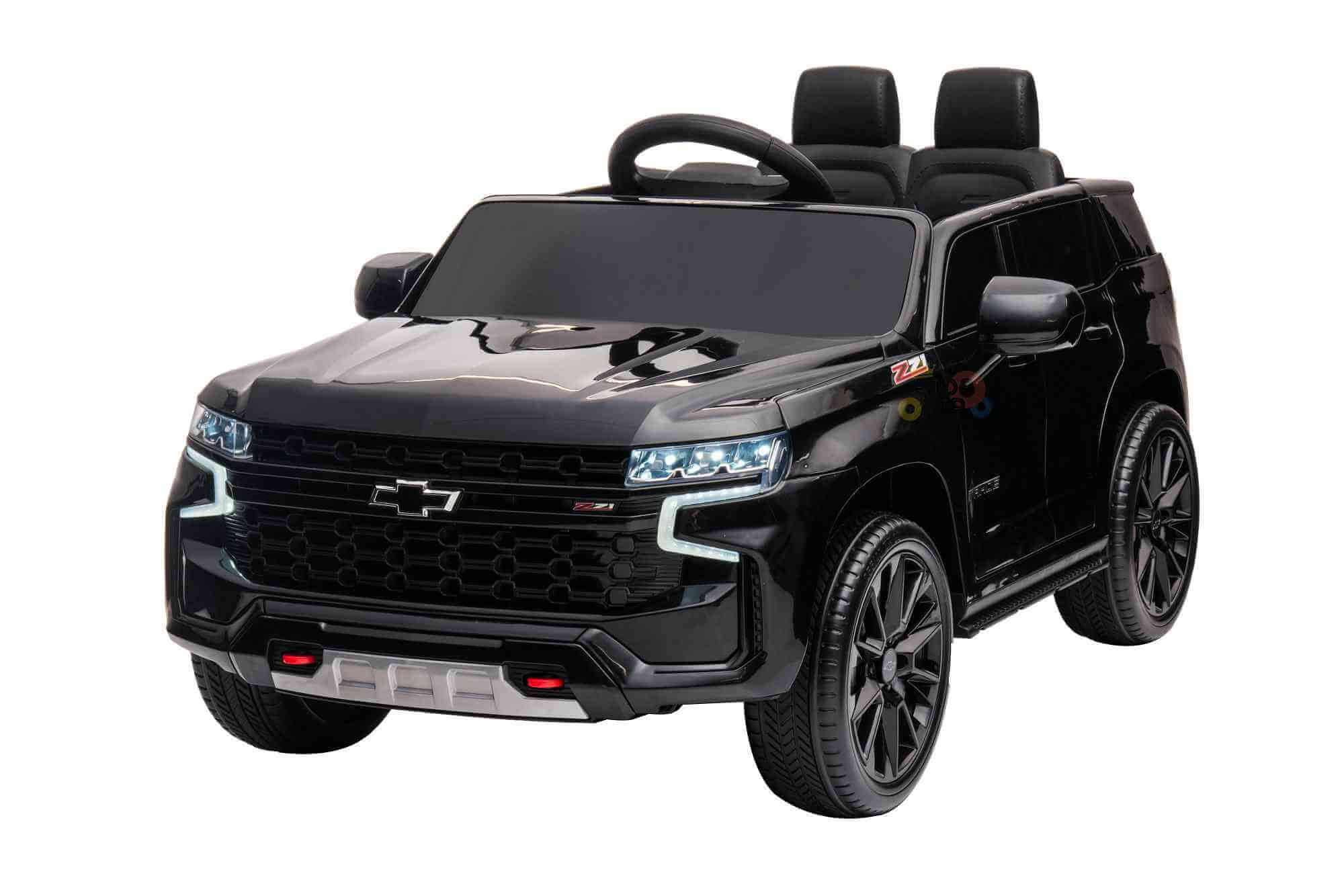 Officially Licensed Chevrolet Tahoe 1-Seater 12V Toddlers' And Kids' Ride-On Truck w/ Rubber Wheels, Leather Seats, USB, SD, MP3, BT, Parent RC - KIDS VIP image 2