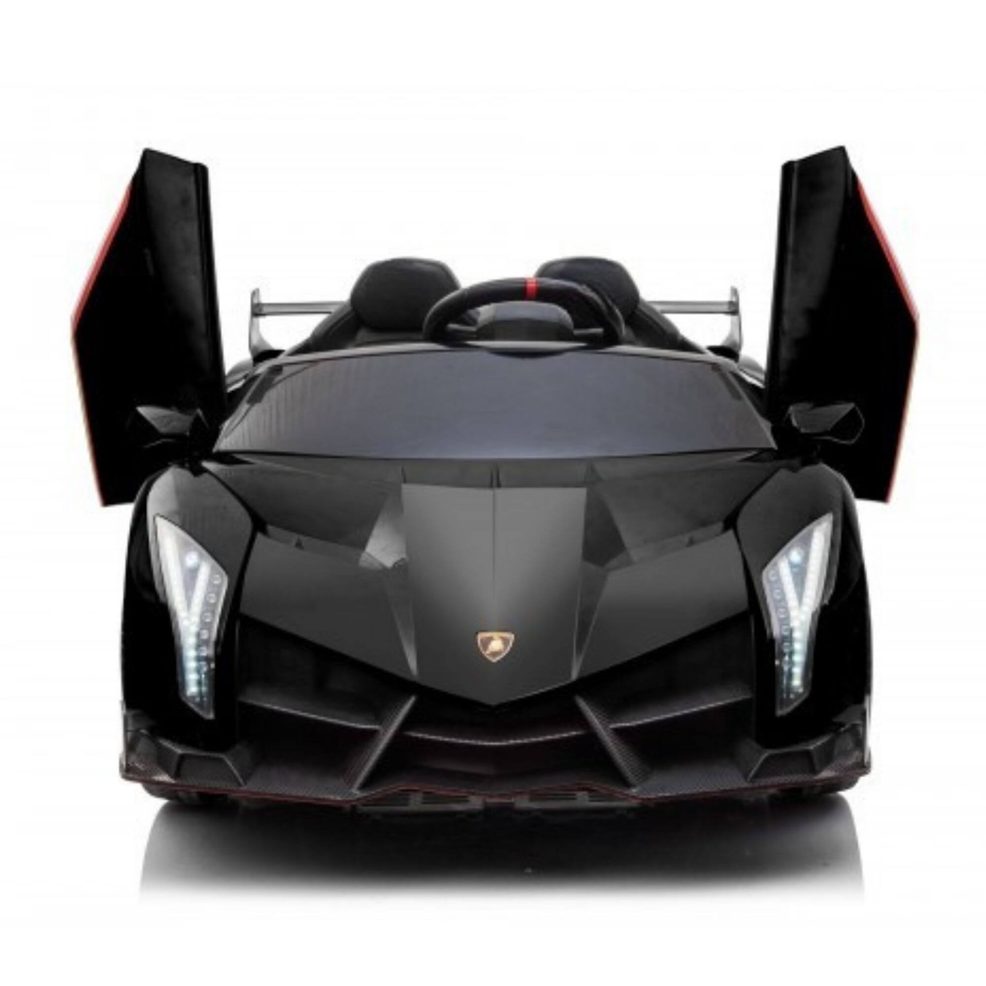 Limited Black Edition Lamborghini Veneno 12V 4X4 Toddlers Ride-on Car, BT, RC image 19