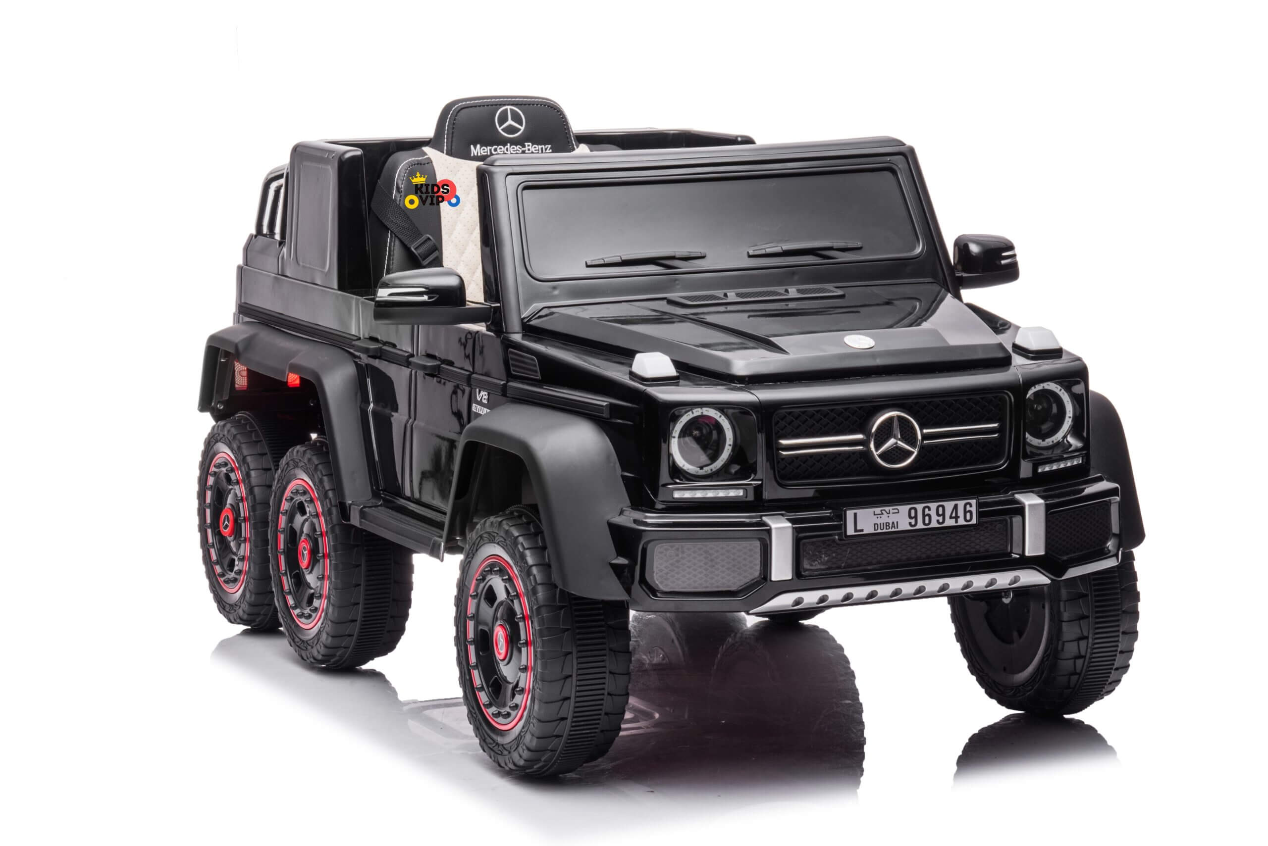12V Complete Edition 6X6/6WD Mercedes Benz AMG G63 Ride-on Truck, EVA Wheels, Leather Seat, RC image 8