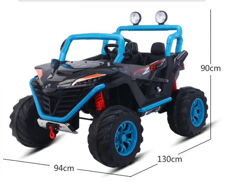 Complete Luxury Edition Sport MX 2x12V 2-Seater 4x4 Toddlers' and Kids' Ride-On UTV w/ MP3, USB, BT, Parent RC - KIDS VIP image 4
