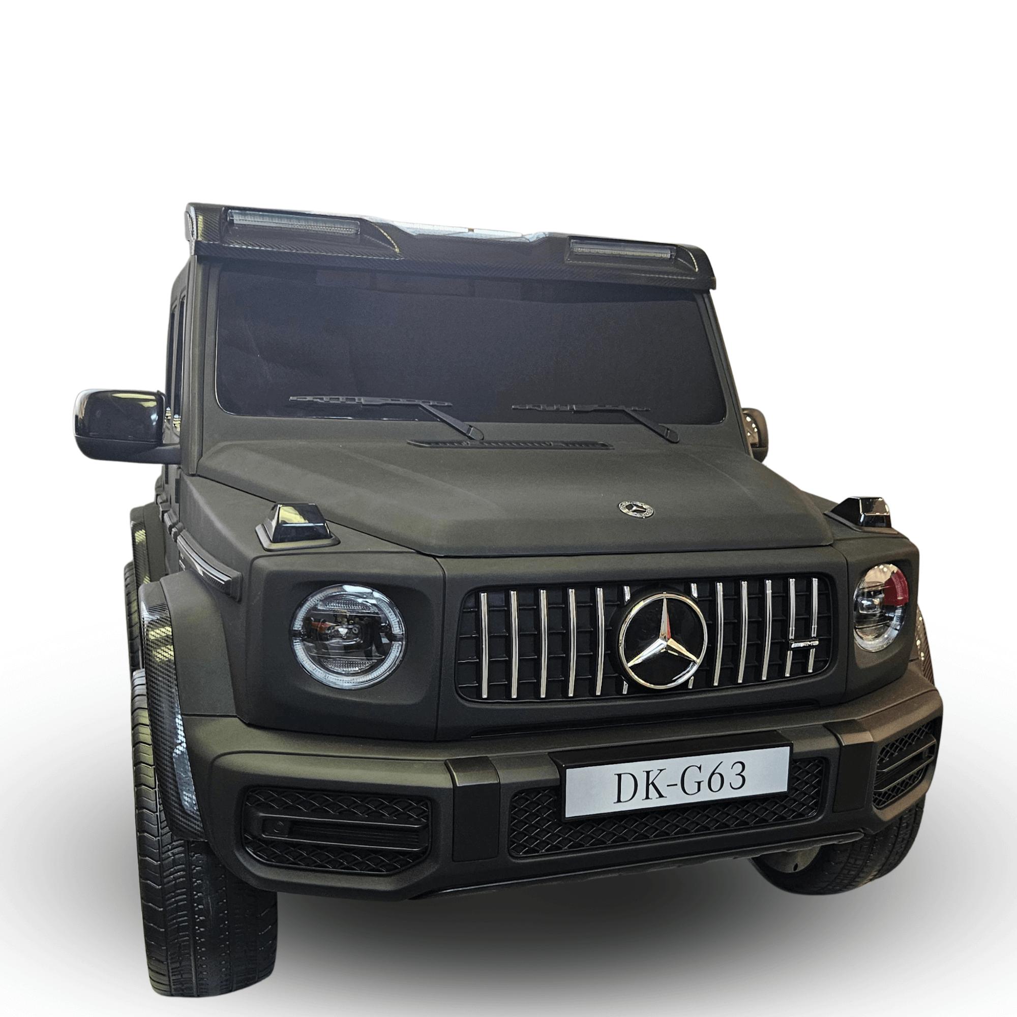 24V/4WD Platinum Edition XXL Mercedes G63 Kids Ride on Truck, MP4, 2x24V Batteries, EVA Wheels, Leather Seats, RC image 21