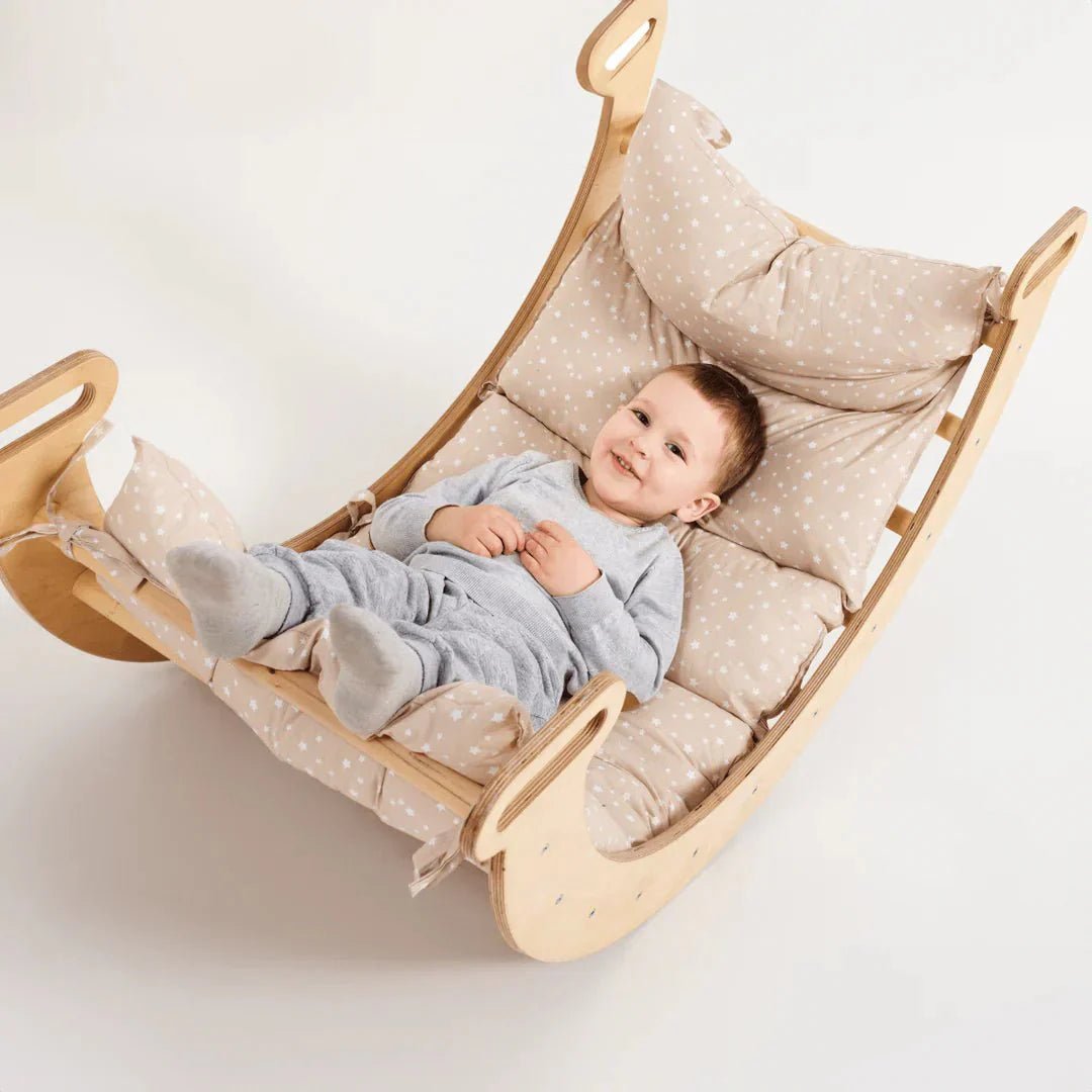 Cushion for Climbing Arch & Rocker Balance – Beige (Cushion Only).