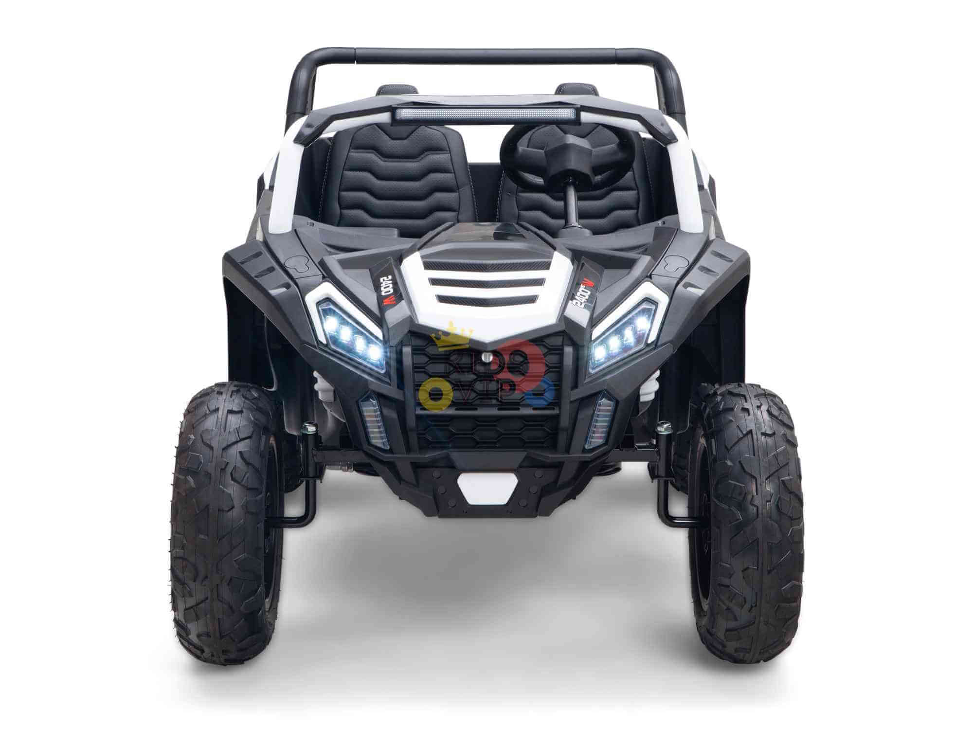 White Heavy Duty Blade XR Edition 2-Seater 24V/180W Ride-On Buggy, Brushless Motor, Inflatable Tires, No RC image 8