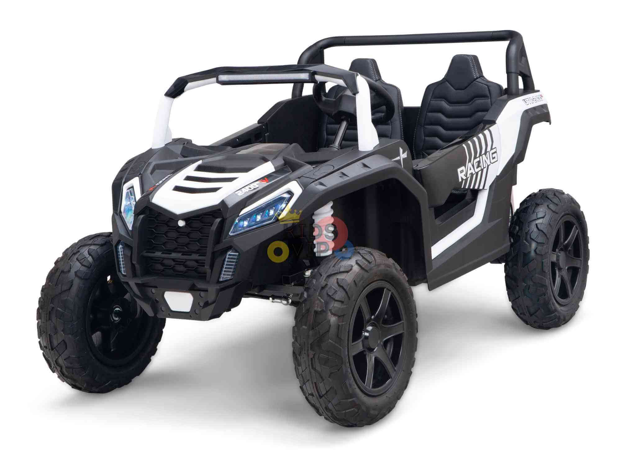 White Heavy Duty Blade XR Edition 2-Seater 24V/180W Ride-On Buggy, Brushless Motor, Inflatable Tires, No RC image 9
