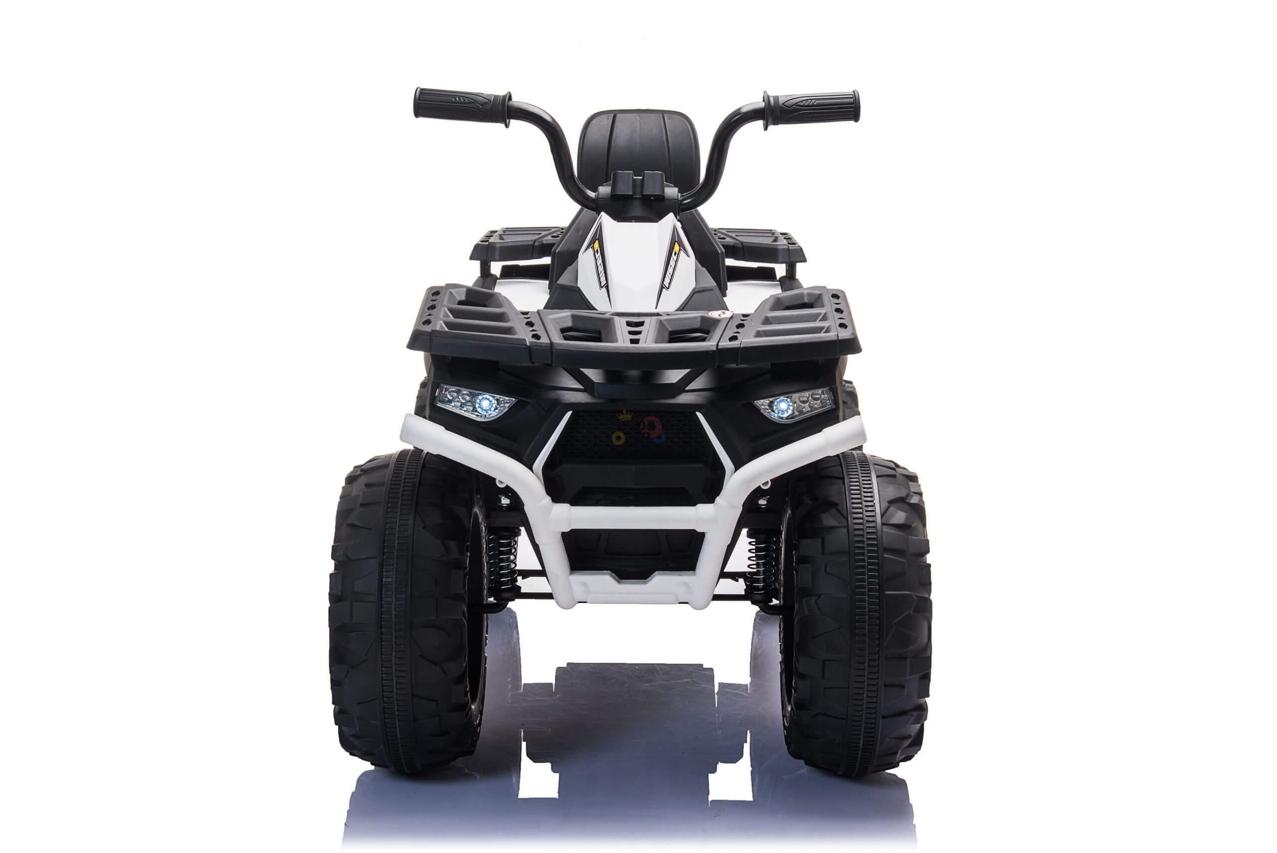 Titan Edition 24V Kids' Ride-On Quad ATV With Rubber Wheels, Leather Seat, MP3 and USB image 10