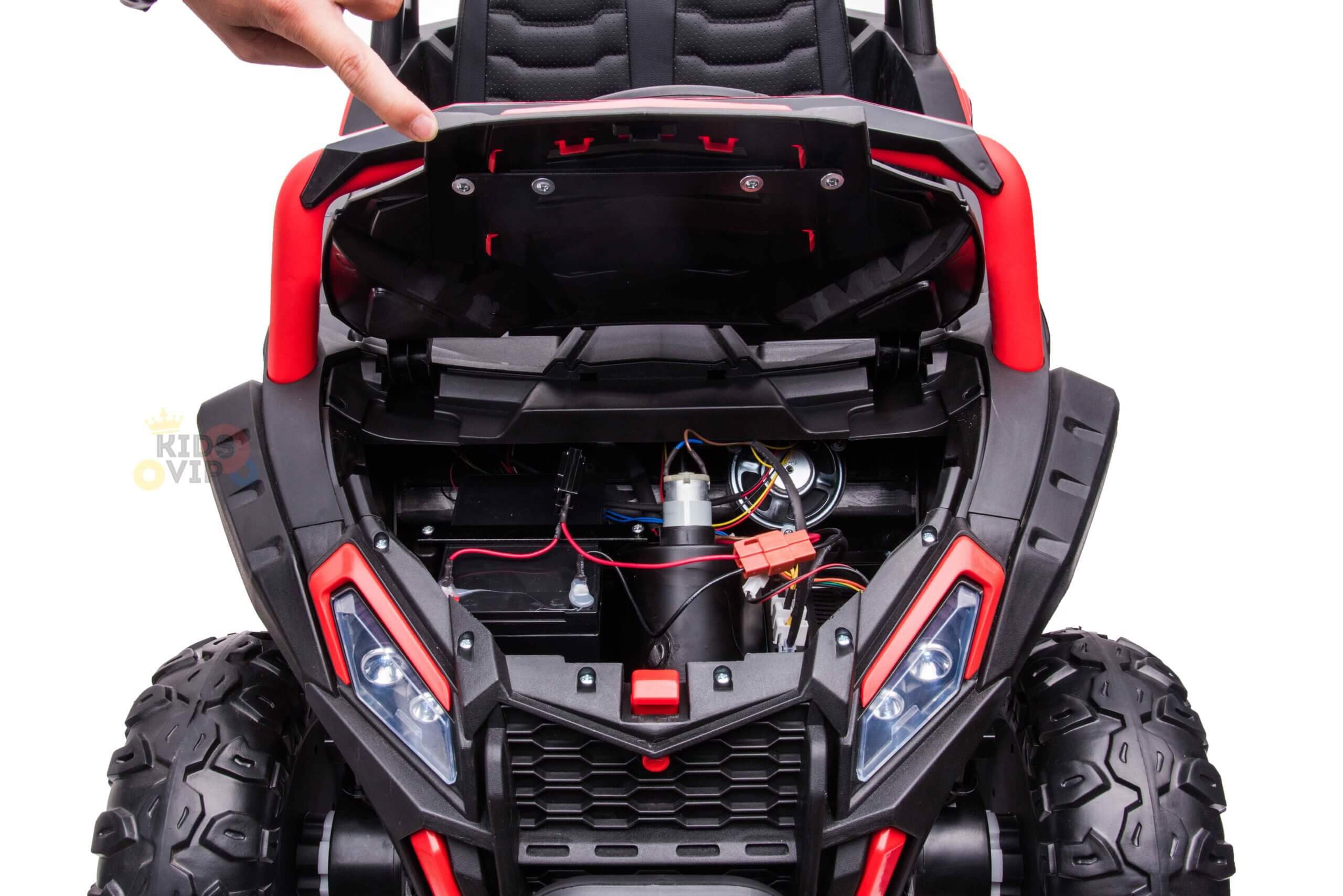 Blade Junior Edition 12V 4WD Ride-On Buggy / UTV | Remote Control, USB, SD | Red image 7