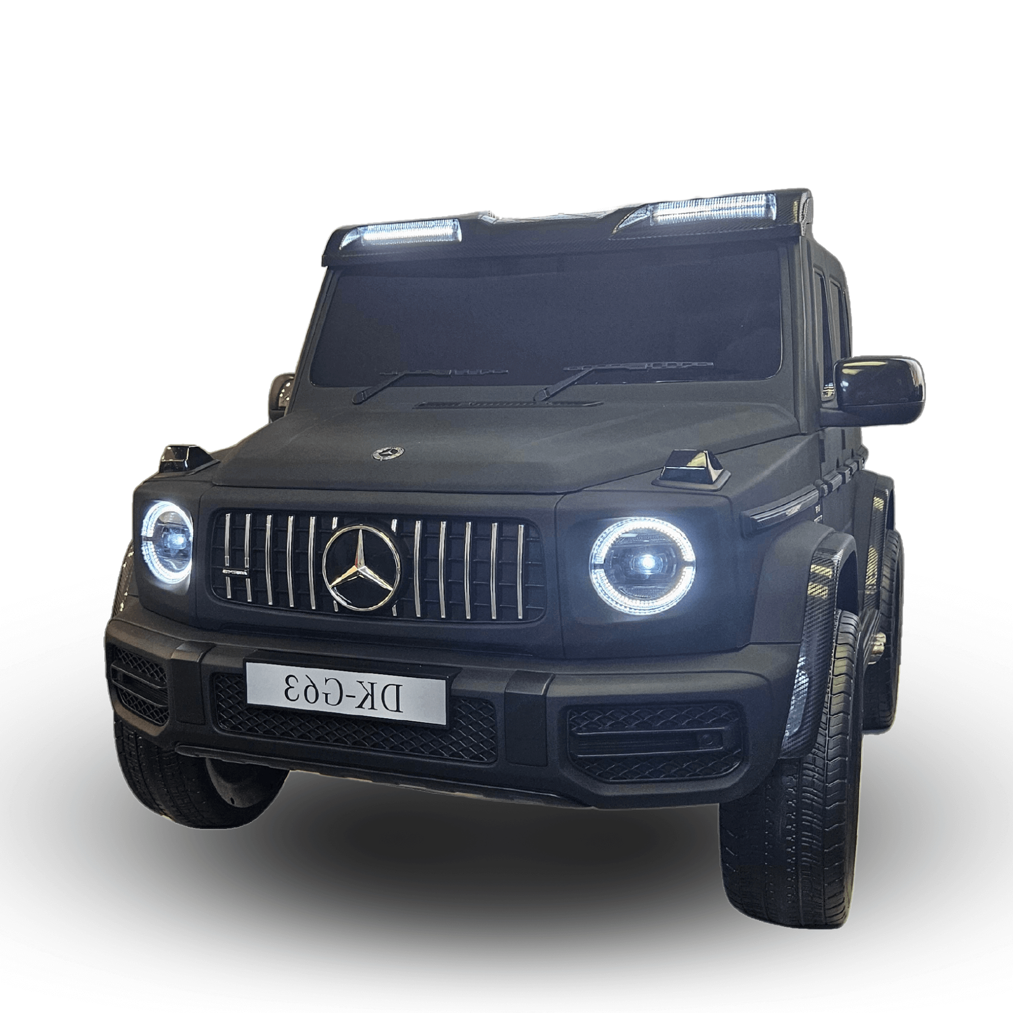 24V/4WD Platinum Edition XXL Mercedes G63 Kids Ride on Truck, MP4, 2x24V Batteries, EVA Wheels, Leather Seats, RC image 8