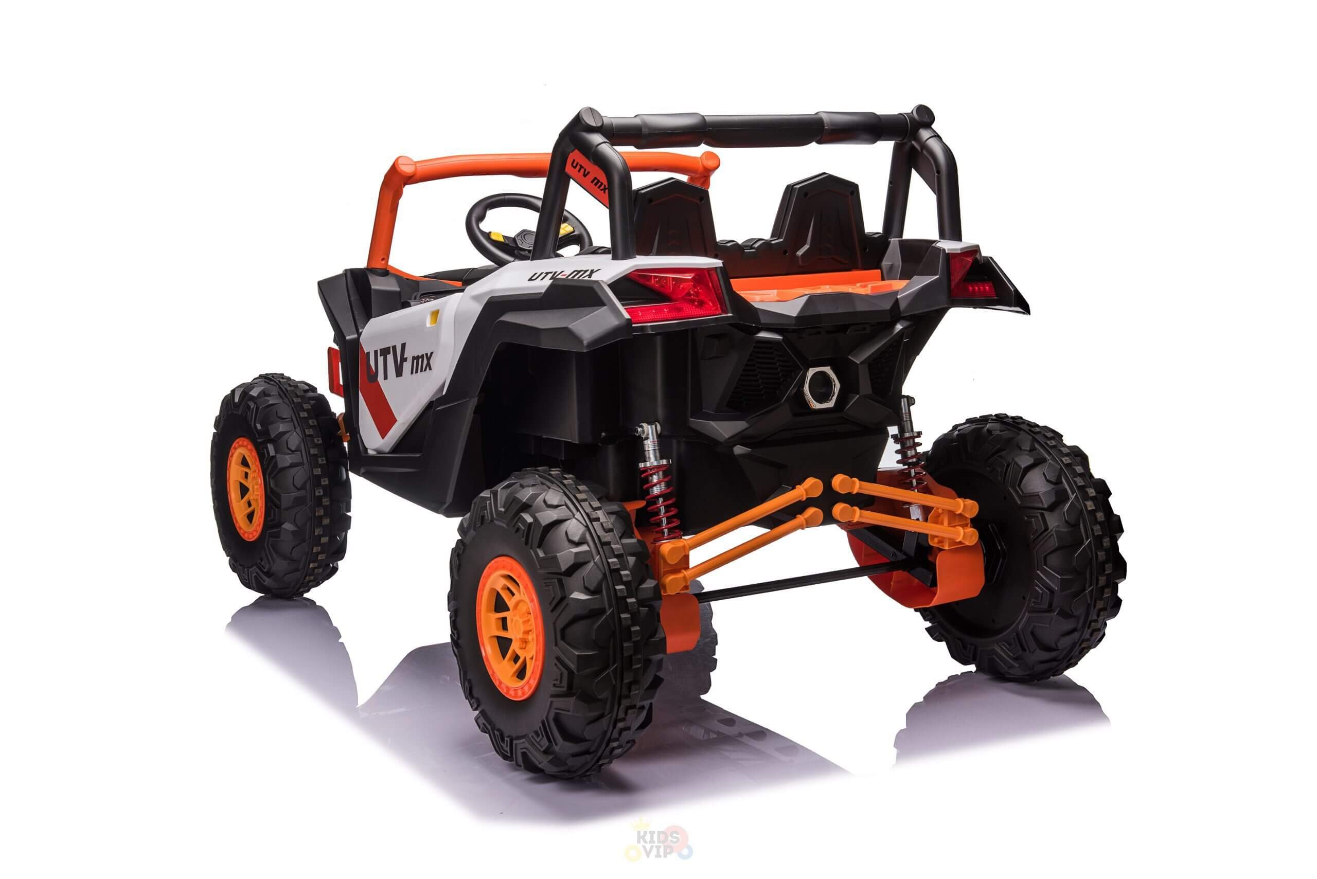 Challenger Edition 2-Seater XXL 4X4 24V Ride-On Buggy / UTV | SD, USB, MP3, 4WD | Orange image 6