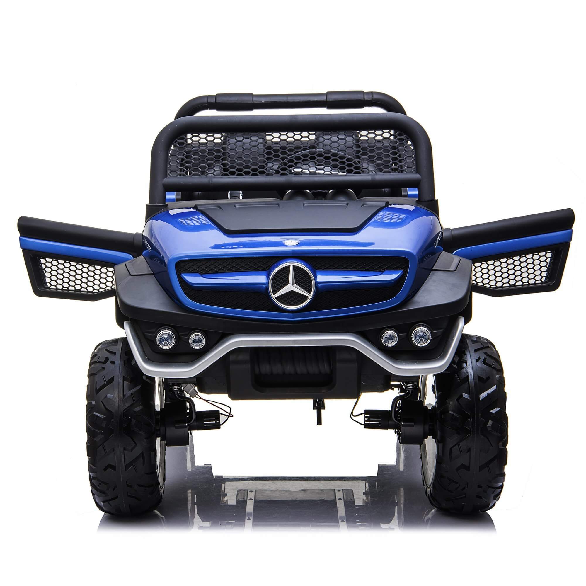 New Generation Upgraded 24v Mercedes Unimog 2 Seater Ride On UTV with RC image 6